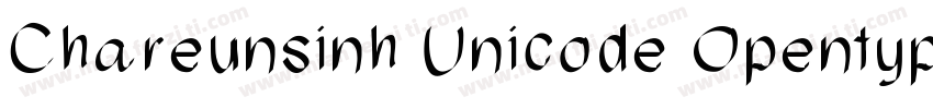 Chareunsinh Unicode Opentype字体转换